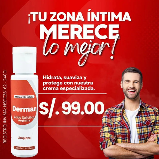 Derman – Cuidado íntimo contra la balanitis y candidiasis